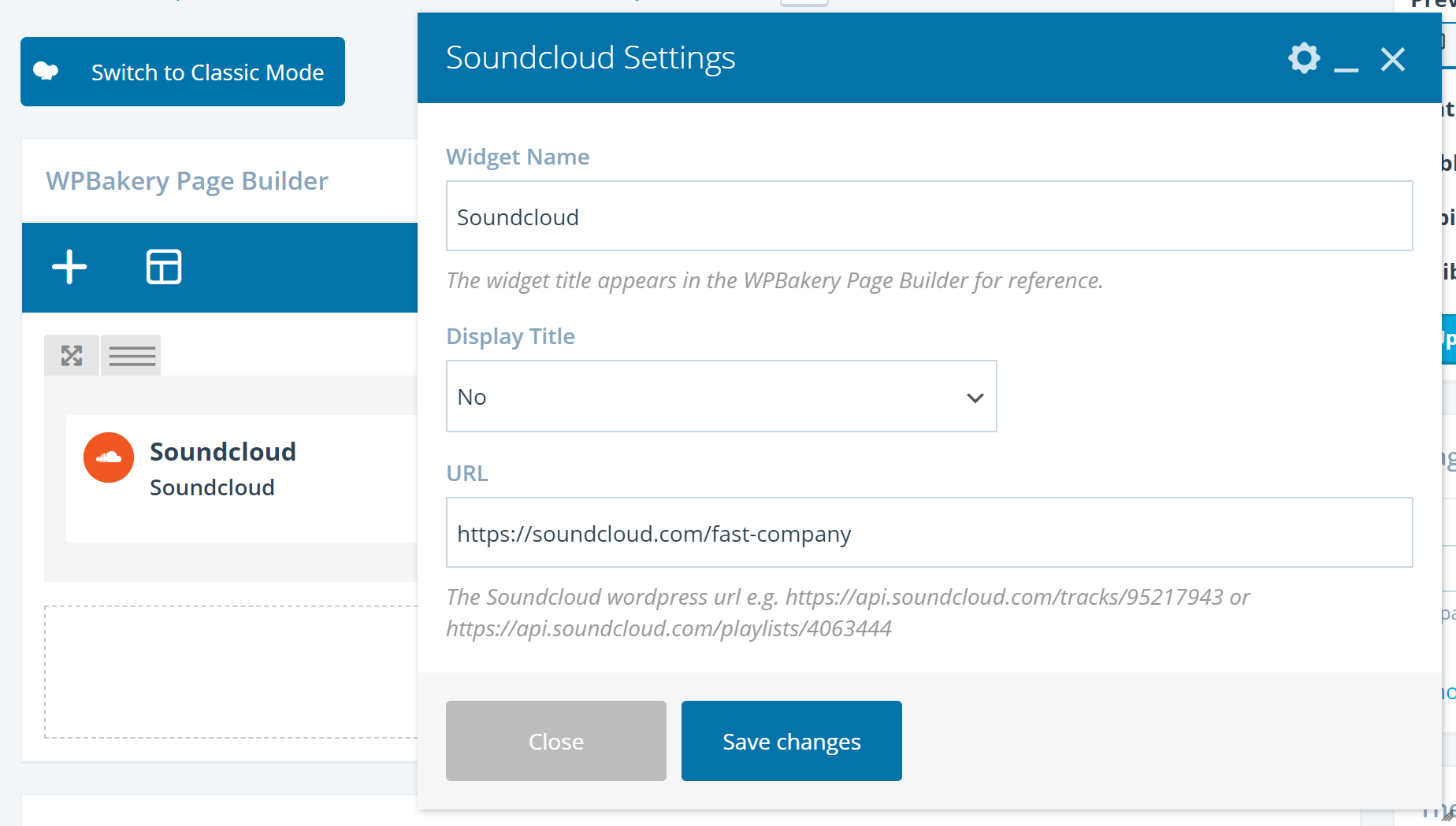 SoundCloud Embed Example