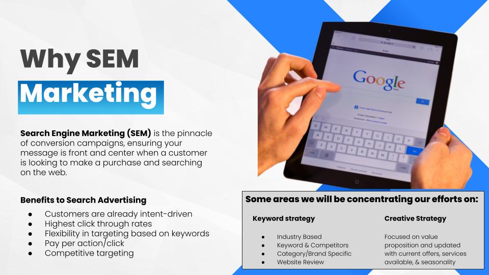 Search Engine Marketing Example 1