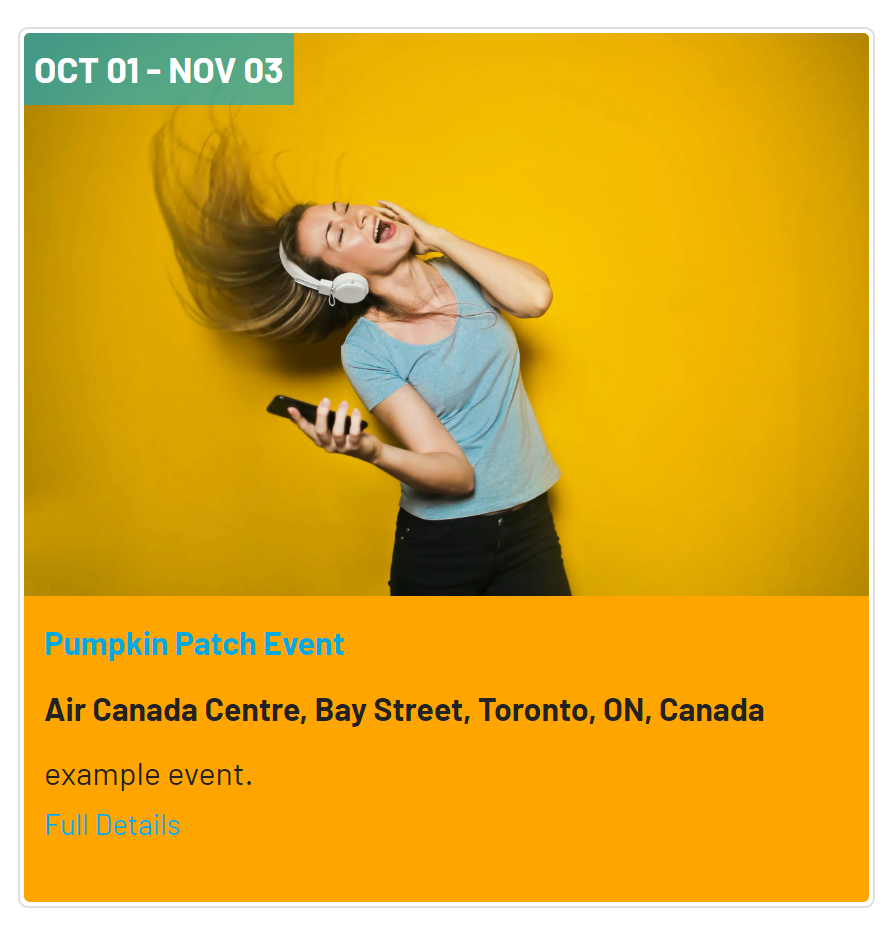 Event Grid Background Color Example
