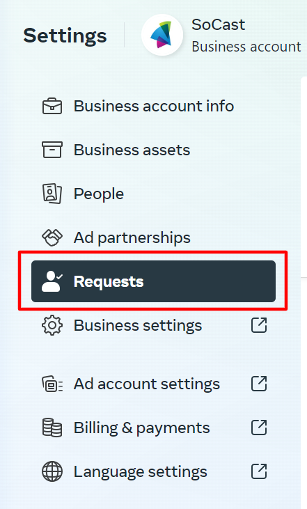 Requests tab screenshot