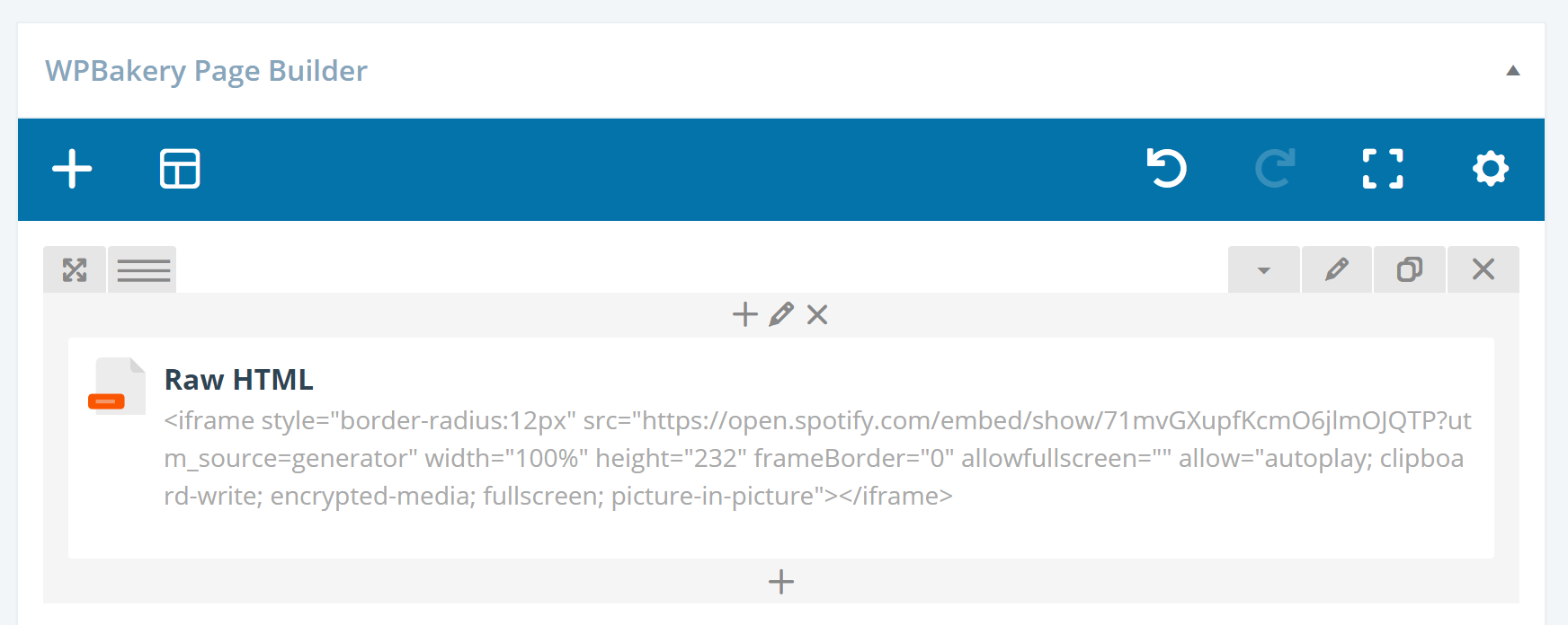 Spotify Embed Example