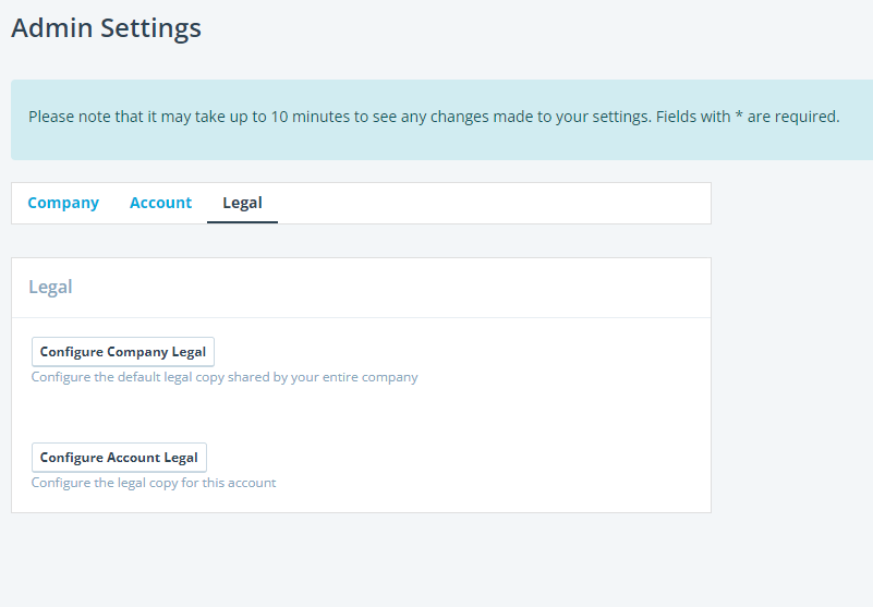 Select Company or Account