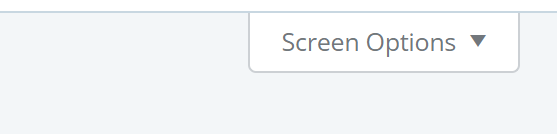 Screen Options Screenshot