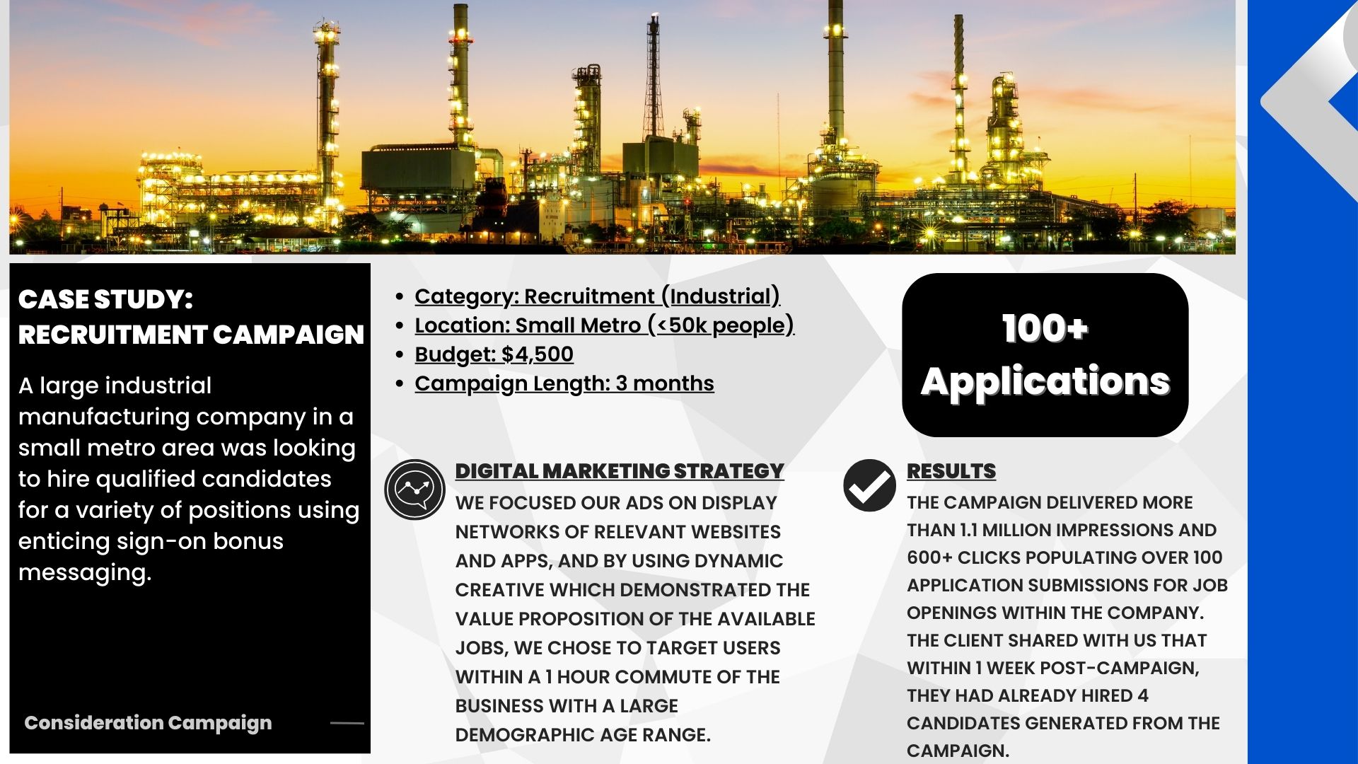 Industrial Recruitment Campaign Example